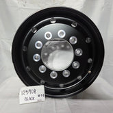 22.5x9.00 Northstar 10x285mm Front Hub Pilot Flat Face Satin Black "Lunar" (returned item)